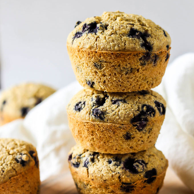 Blueberry Cornbread Muffins Vegan Gluten Free Emilie Eats