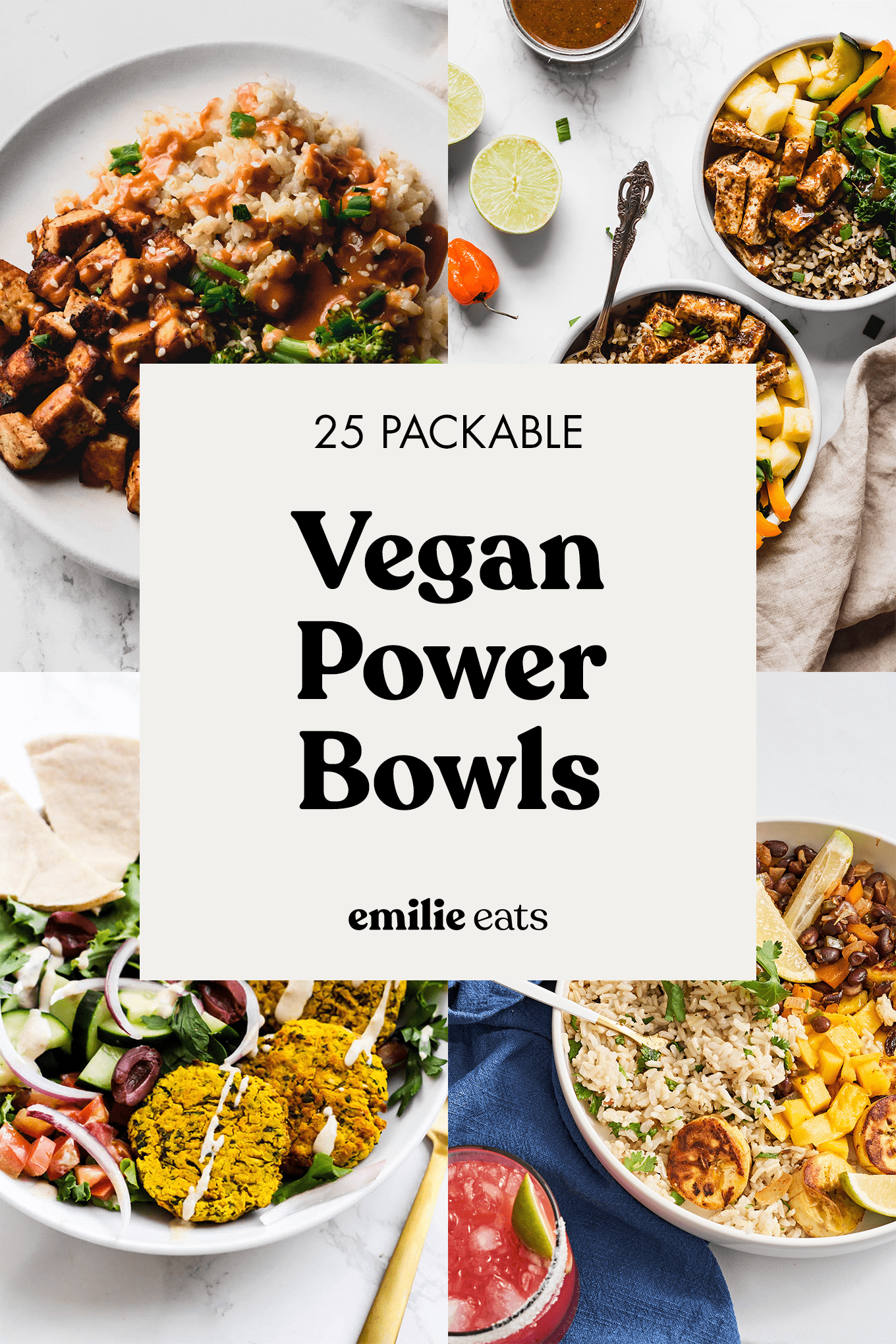 4 Vegan Meal Prep Bowls