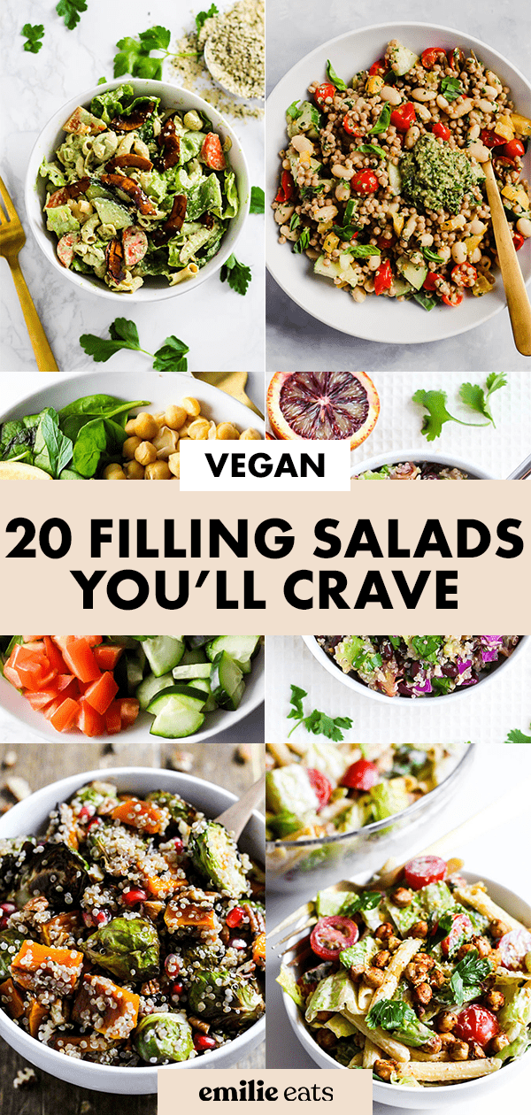 20 Filling Salad Recipes You'll Crave – Emilie Eats