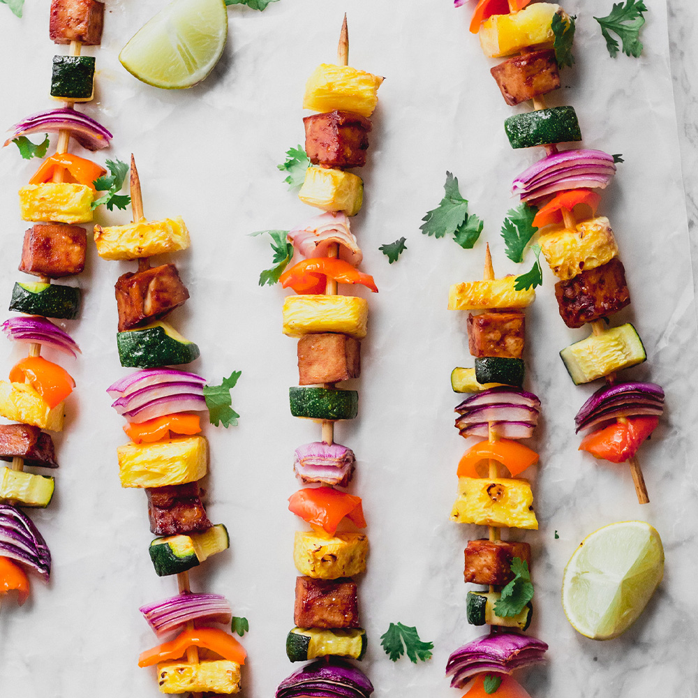 Vegetarian kebabs for clearance bbq