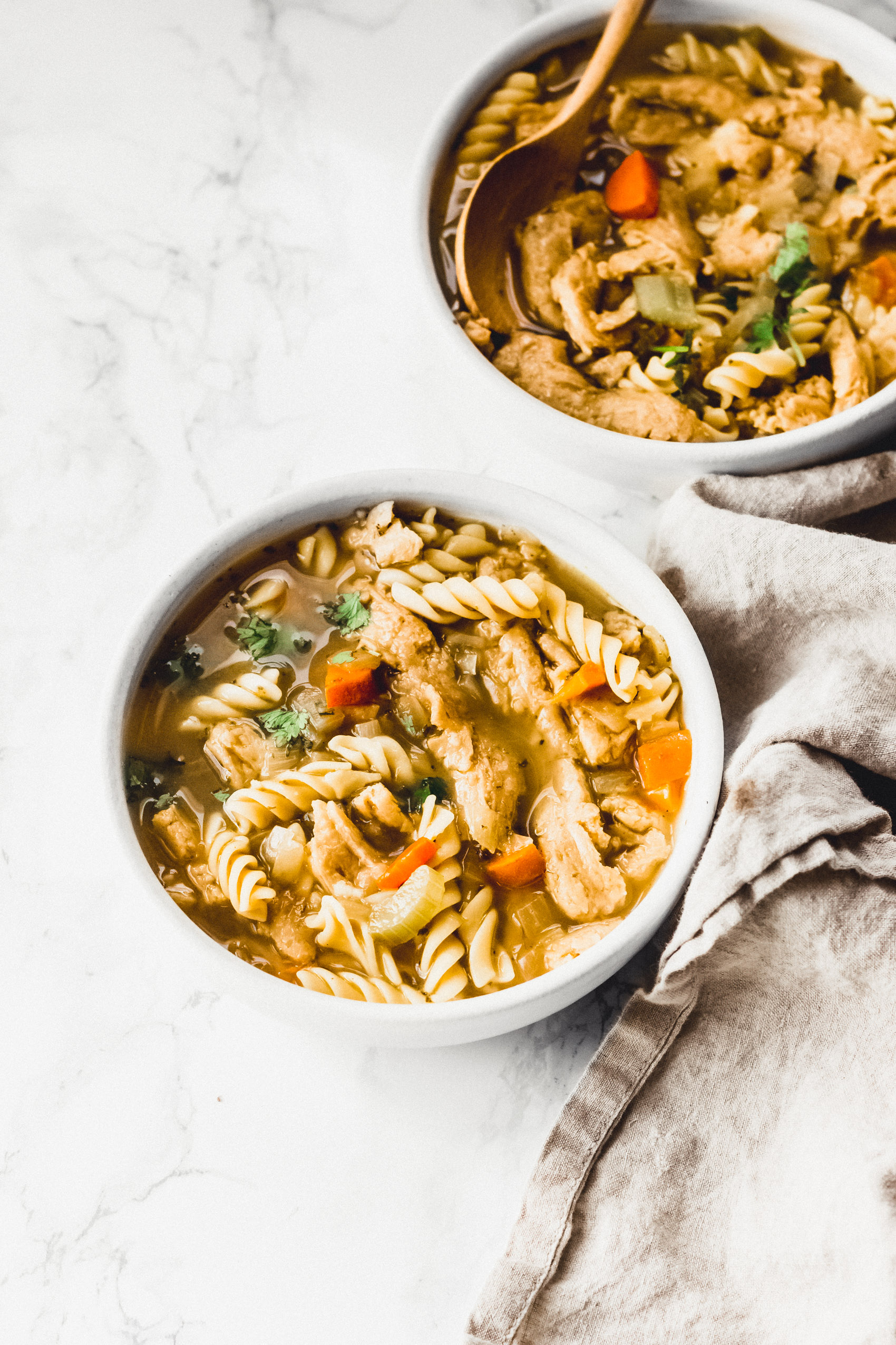 Vegan Chicken Noodle Soup – Emilie Eats